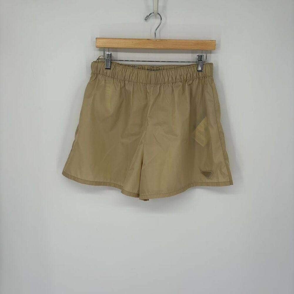 Prada Nylon Beige Shorts